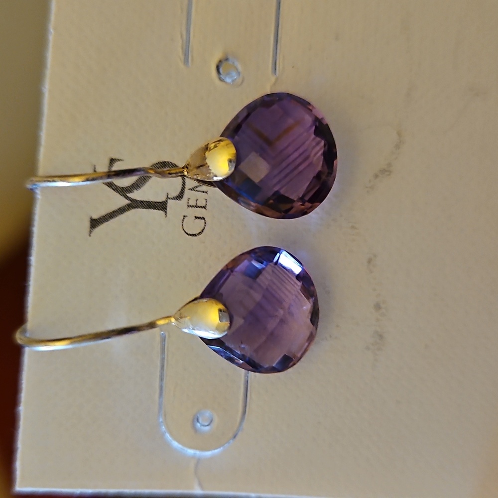 Amethyst/sterling Earrings